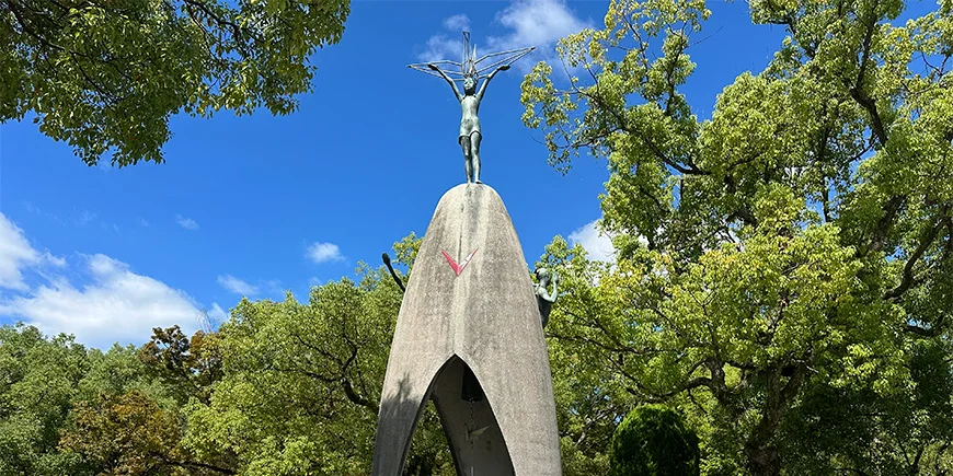 Barnefredsmindesmerket i Hiroshima.