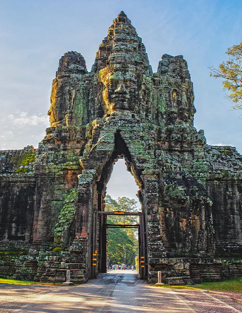Inngangen til Angkor Thom, Kambodsja