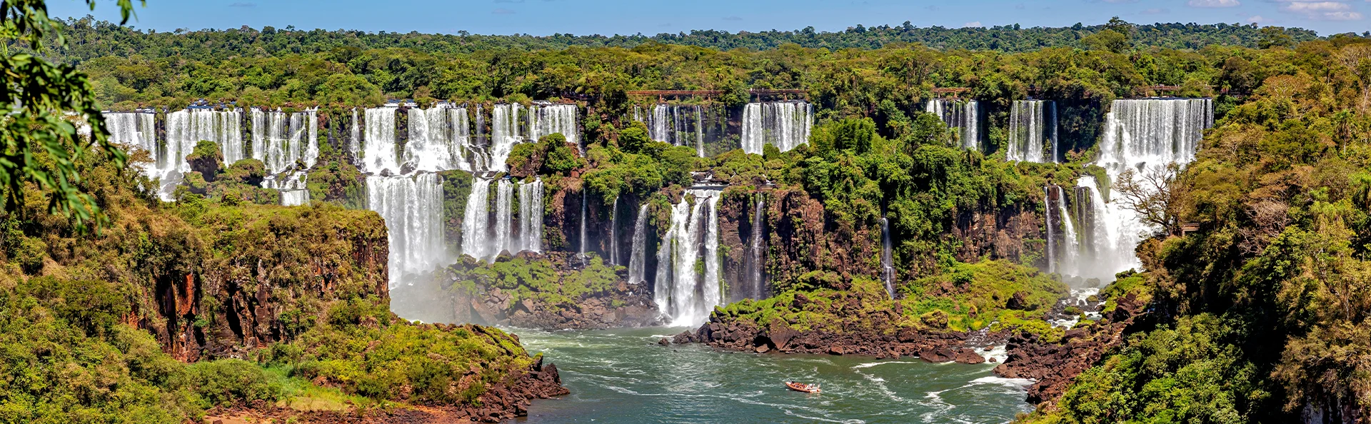 Iguazú-fossene mellom Argentina og Brasil