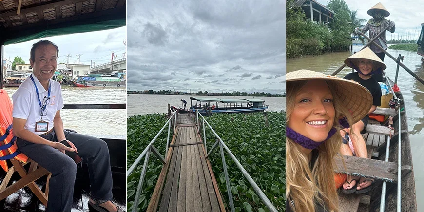 Millie i Mekongdeltaet