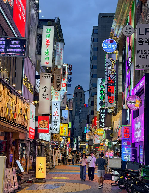 Myeongdong-området i Seoul, Sør-Korea