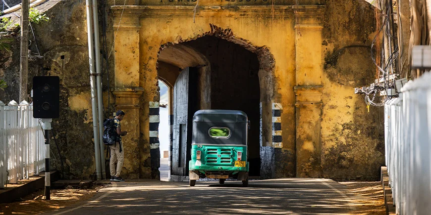 Tuk-tuk i Trincomalee på Sri Lanka