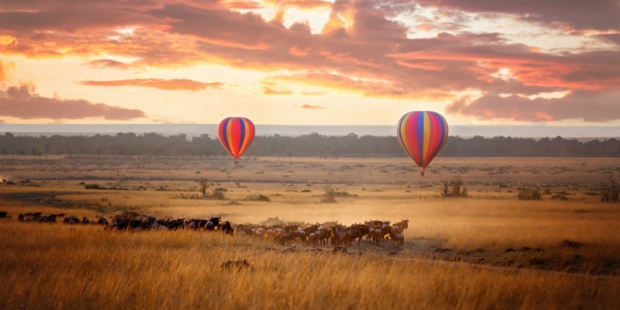 Ballongsafari i Tanzania