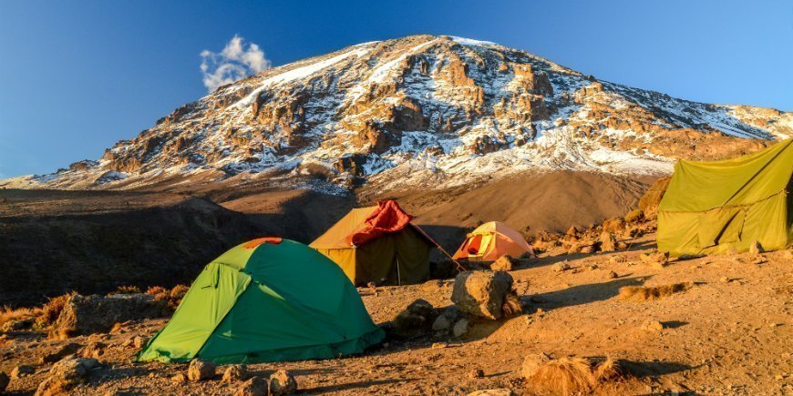 camp på Kilimanjaro