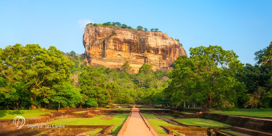 Løveklippen på Sri Lanka