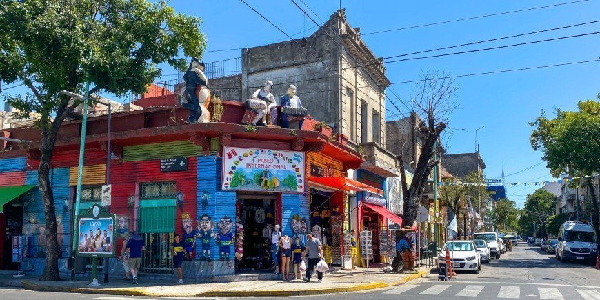 Butikk i La Boca i Buenos Aires