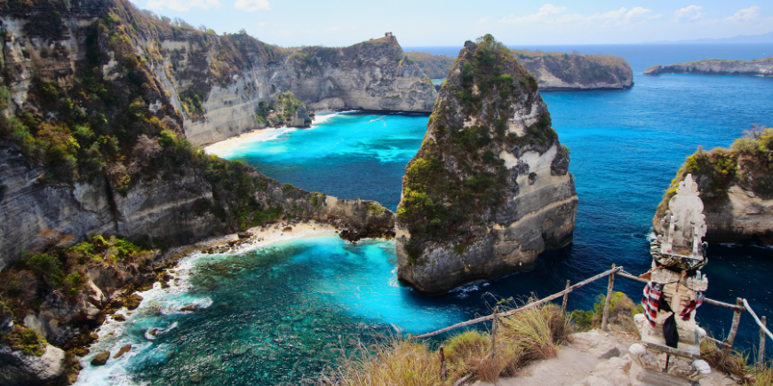 Utsiktspunkt over Nusa Penida