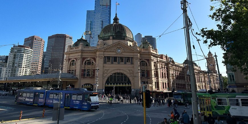 Vakker bygning i Melbourne, Australia