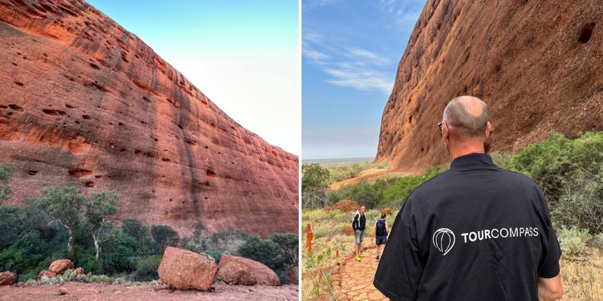 Oppdag omgivelsene rundt Uluru i Australia