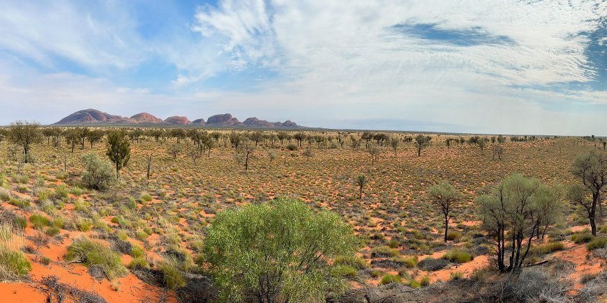 Omgivelsene rundt Uluru og Kata Tjuta