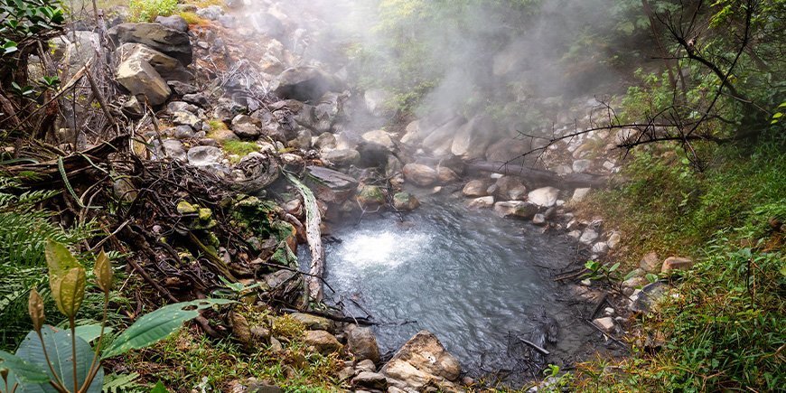 Geotermisk aktivitet i Rincón de la Vieja, Costa Rica
