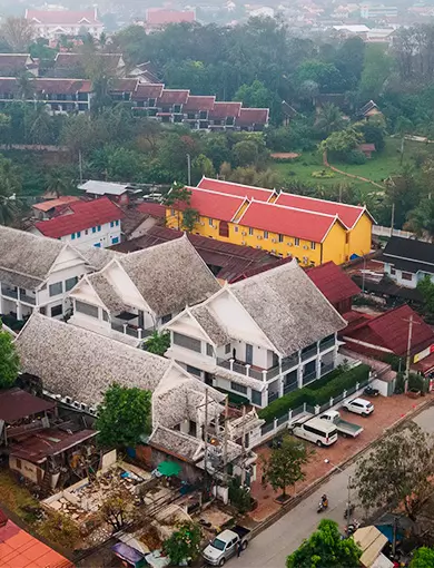 Souphattra Hotel, vårt Travelife-sertifiserte oppgraderingshotell i Luang Prabang
