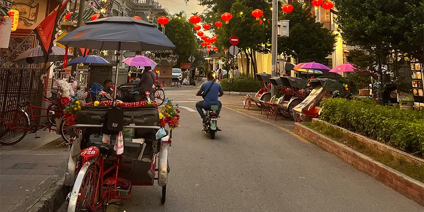 Vakker gate i George Town, Malaysia