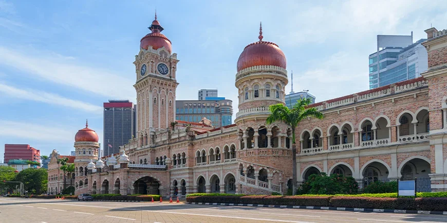  Sultan Abdul Samad-bygningen ved Merdeka Square i Kuala Lumpur
