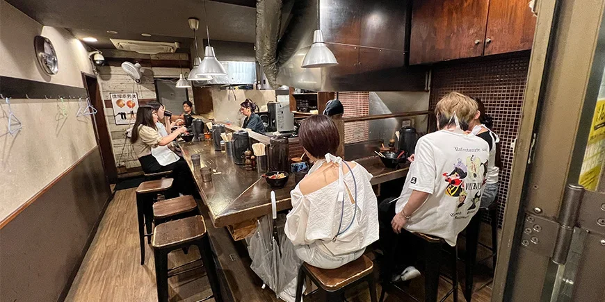 Liten japansk restaurant