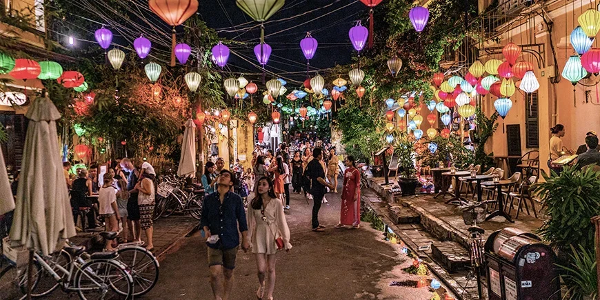Kveld i stemningsfulle Hoi An