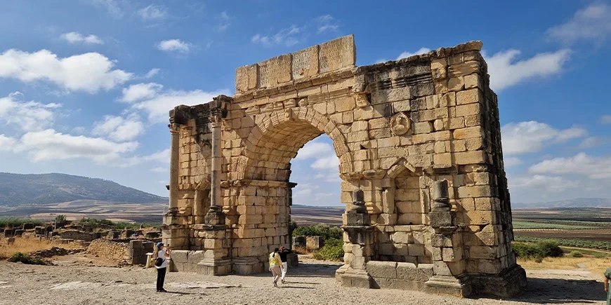 Triumbue i ruinbyen Volubilis