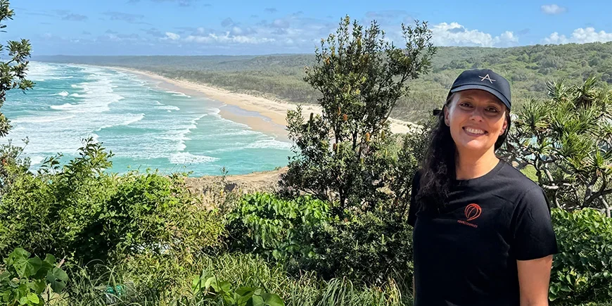 Christina på Straddie – verdens nest største sandøy