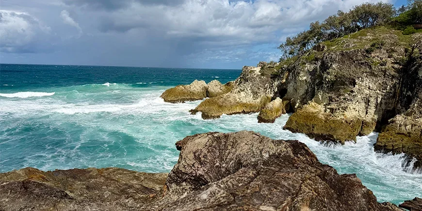 Den vakreste utsikten på North Stradbroke Island