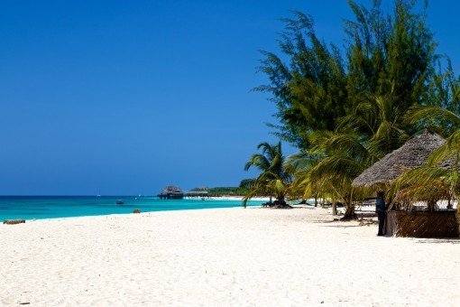 Strand på Zanzibar