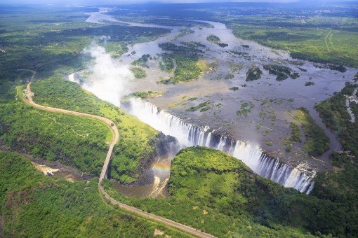 Victoria Falls fra luften