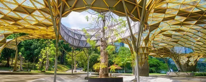Botanisk hage i Kuala Lumpur, Malaysia
